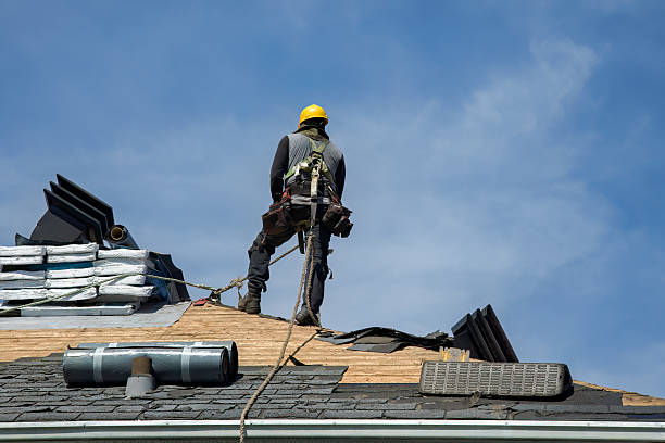 Professional Roof Repair technician working in Attleboro, MA